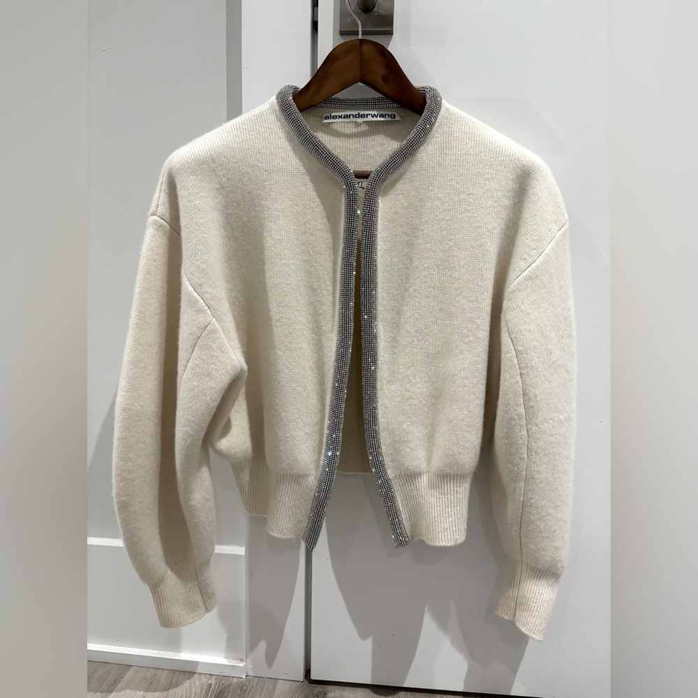 Alexander Wang Chrystal cardigan size small